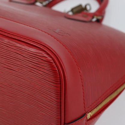 Louis Vuitton Alma Handbag Epi Leather, RED, LEATHER, Handbag