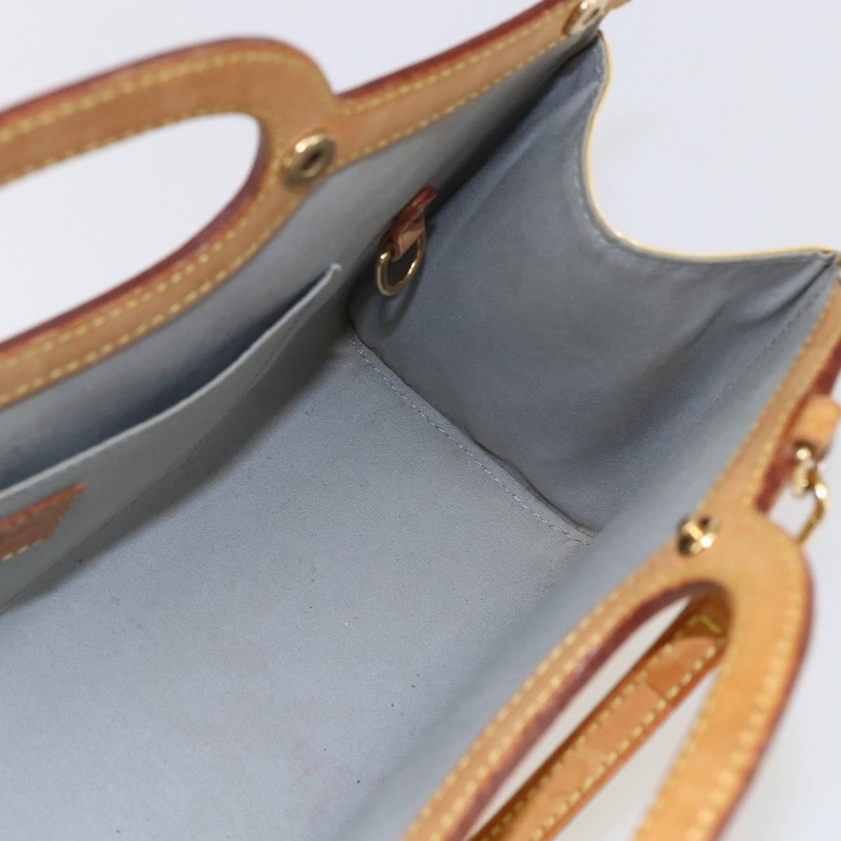 Louis Vuitton Roxbury Drive Handbag Monogram Vernis, BEIGE, PATENT_LEATHER, Handbag