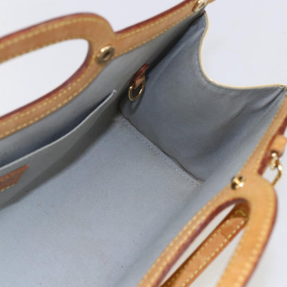 Louis Vuitton Roxbury Drive Handbag Monogram Vernis, BEIGE, PATENT_LEATHER, Handbag