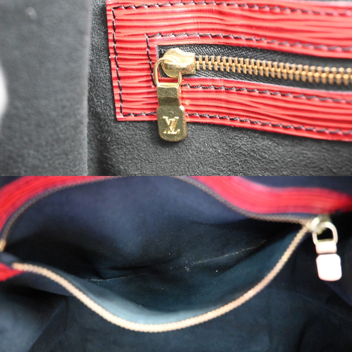 Louis Vuitton Noe Handbag Epi Leather, RED, LEATHER, Handbag