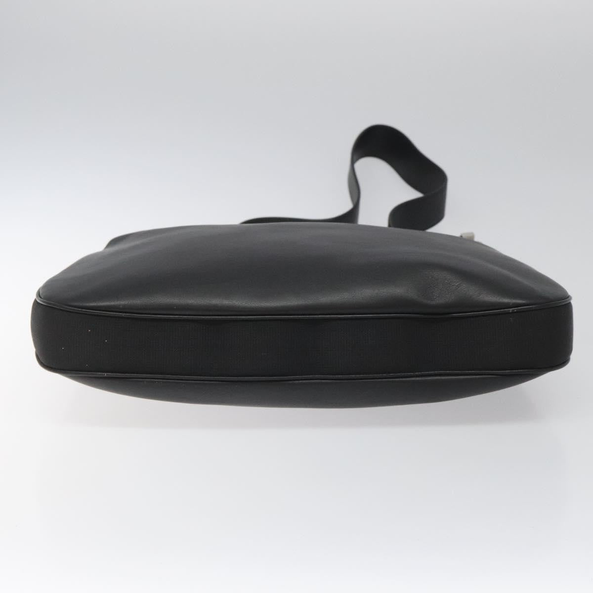 Gucci Attache Shoulder Bag Leather, BLACK, LEATHER, Shoulder bag