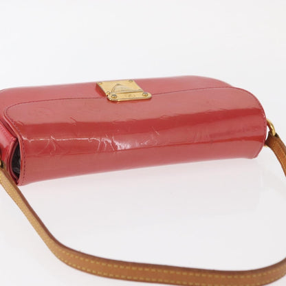 Louis Vuitton Malibu Street Handbag Monogram Vernis, RED, PATENT_LEATHER, Shoulder bag