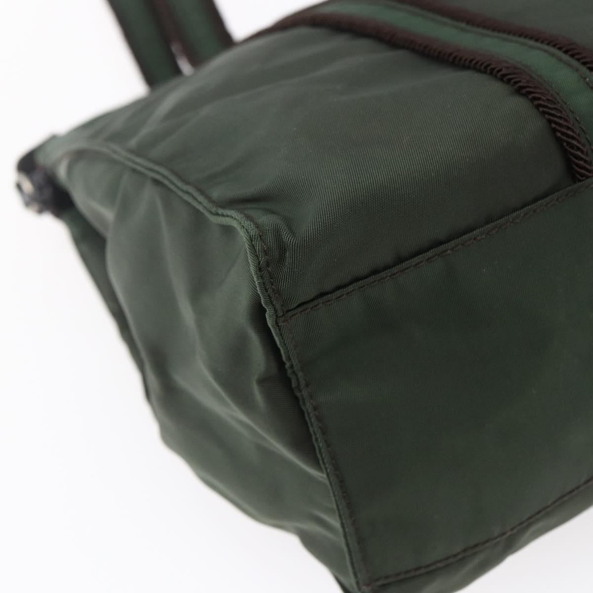 Prada Vintage Tote Tessuto, Khaki, Nylon, Tote Bag