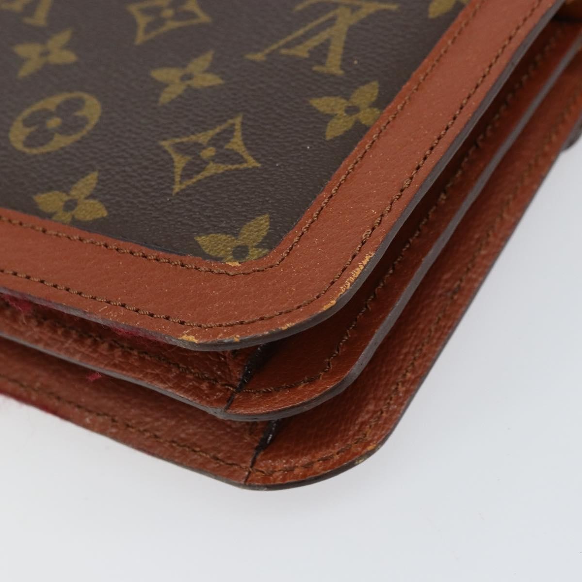 Louis Vuitton Vintage Dauphine Shoulder Bag Monogram Canvas, BROWN, CANVAS, Shoulder bag