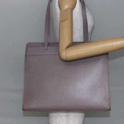 Louis Vuitton Croisette Handbag Epi Leather, PURPLE, LEATHER, Tote bag