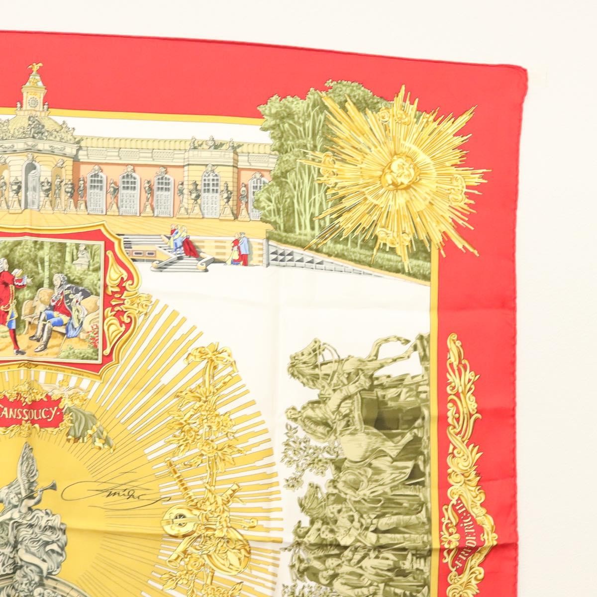 Hermes Carré 90 Silk multicolor, RED, SILK, Scarve & shawl