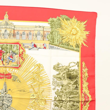 Hermes Carré 90 Silk multicolor, RED, SILK, Scarve & shawl