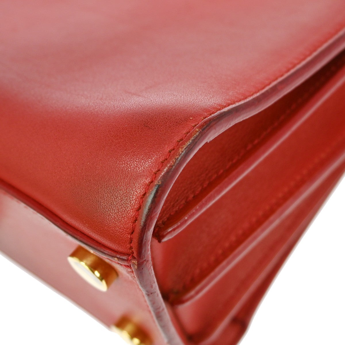 Saint Laurent Sac de Jour NM Bag Leather, RED, LEATHER, Handbag