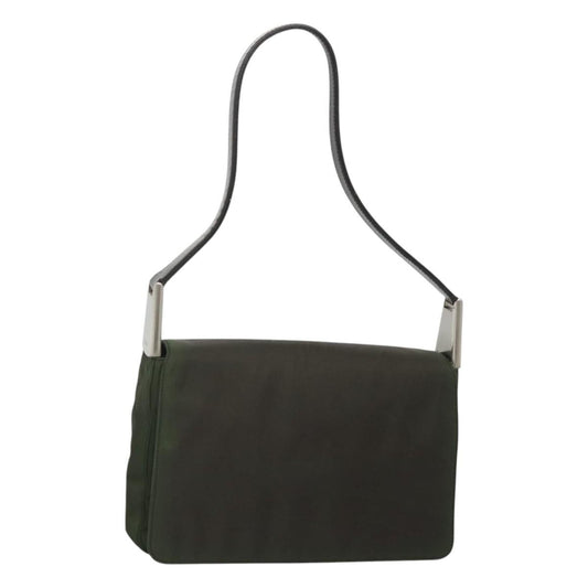 Prada Vintage Shoulder Bag Tessuto, KHAKI, NYLON, Shoulder bag