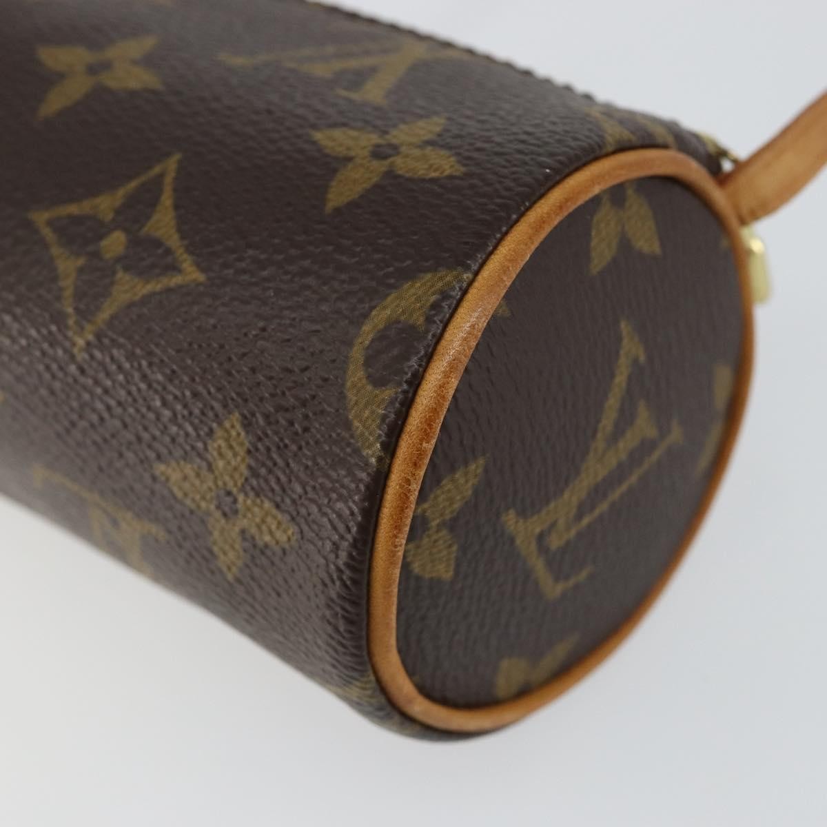 Louis Vuitton Papillon Pochette Monogram Canvas, BROWN, CANVAS, Clutche & pouche