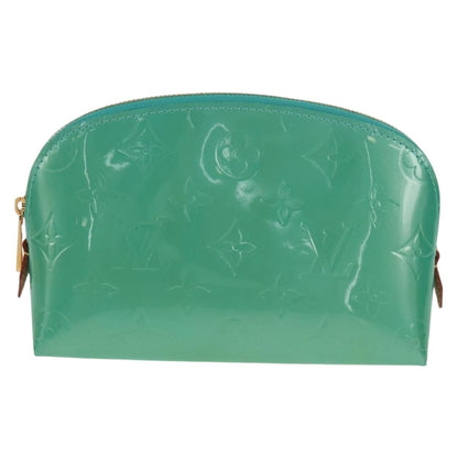 Louis Vuitton Cosmetic Pouch Monogram Vernis, BLUE, PATENT_LEATHER, Clutche & pouche