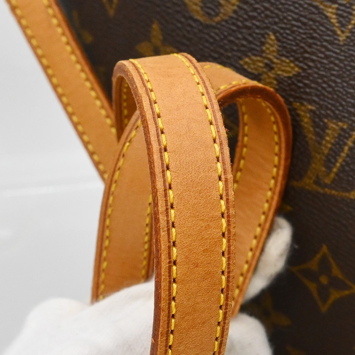 Louis Vuitton Drouot Handbag Monogram Canvas, Brown, Canvas, Shoulder Bag