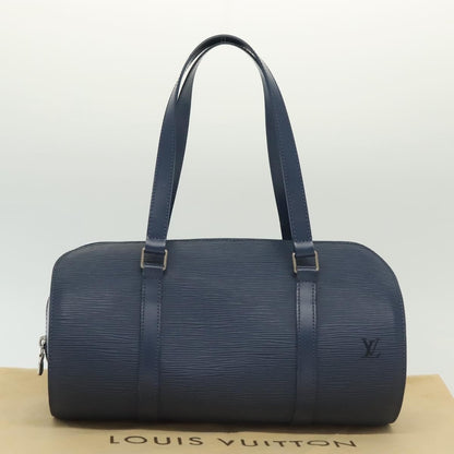 Louis Vuitton Soufflot Handbag Epi Leather, BLUE, LEATHER, Shoulder bag