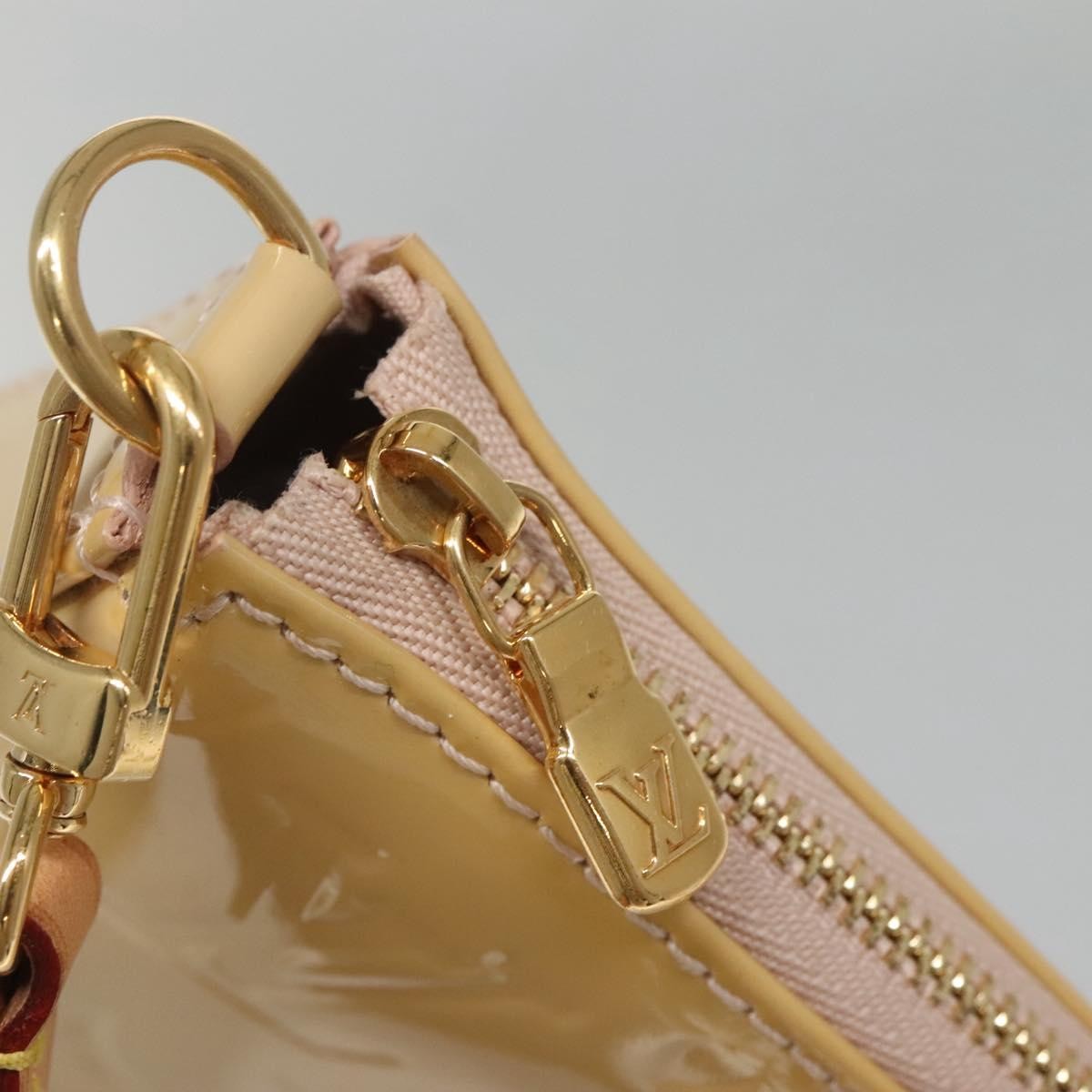 Louis Vuitton Pochette Accessoires NM Monogram Vernis, BEIGE, PATENT_LEATHER, Clutche & pouche