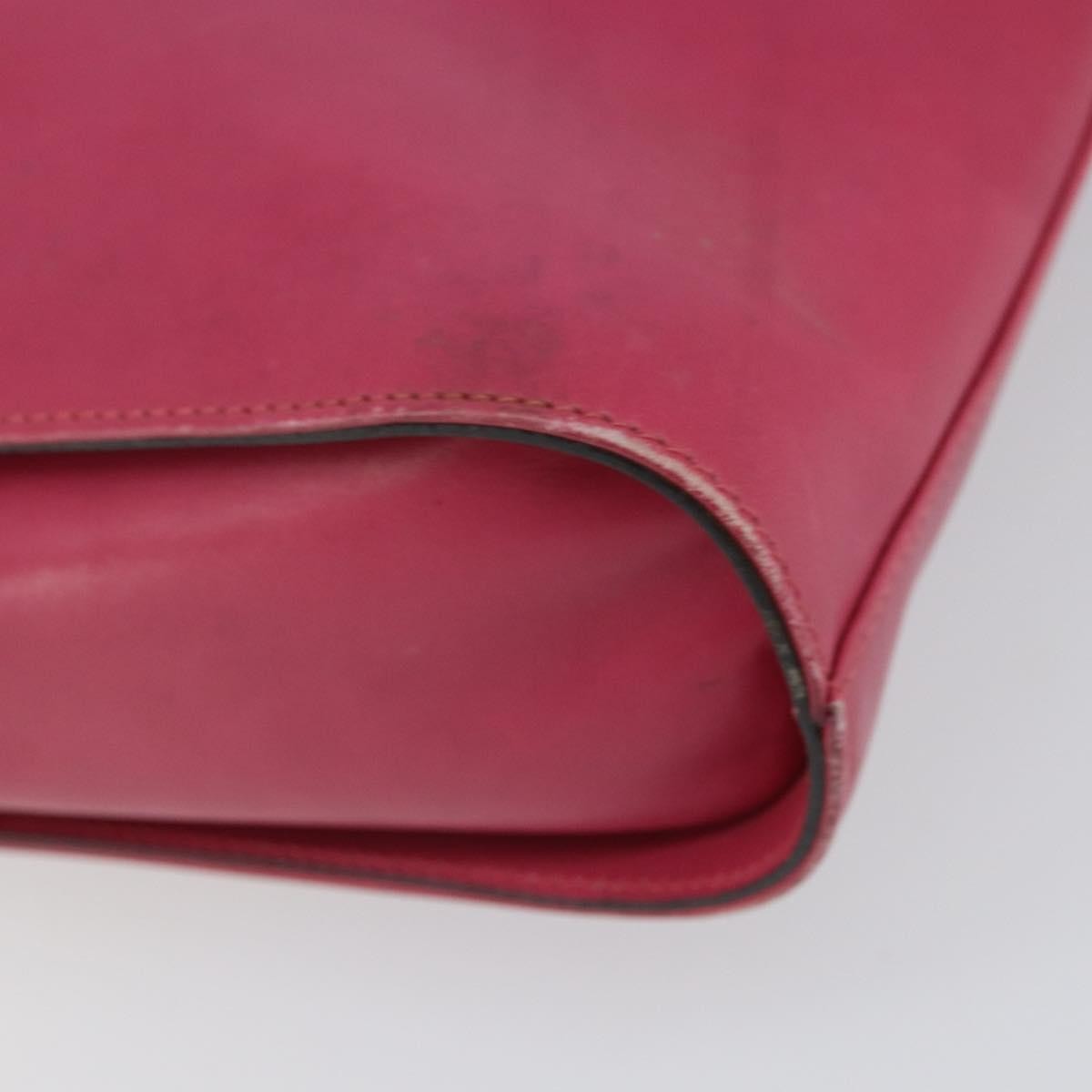 Salvatore Ferragamo Gancini Shoulder Bag Leather, PINK, LEATHER, Shoulder bag
