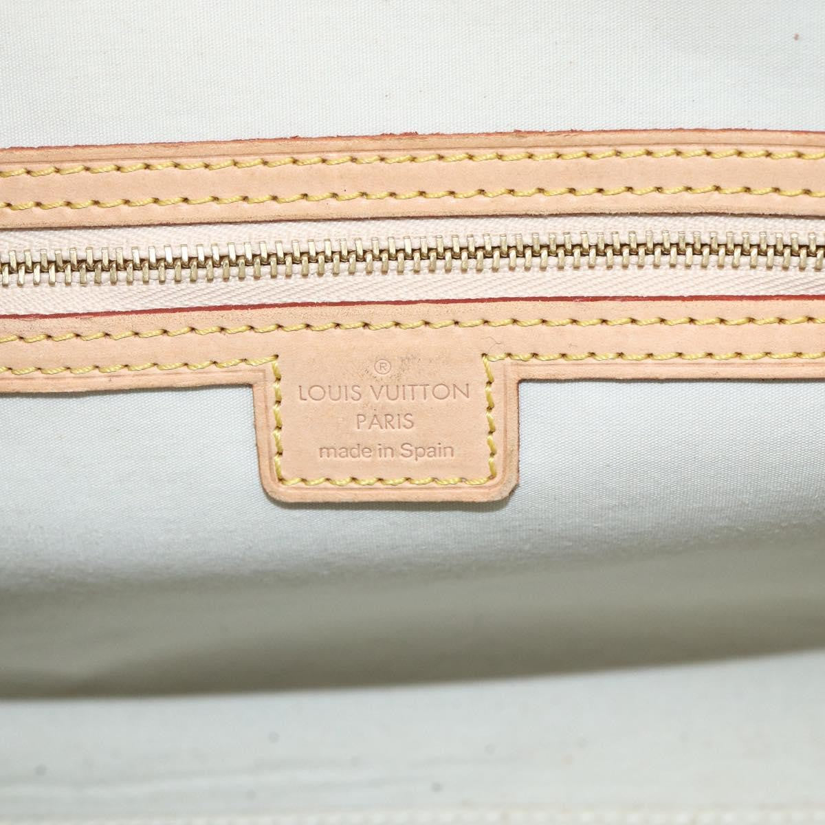 Louis Vuitton Marie Handbag Mini Lin, BLUE, CANVAS, Handbag