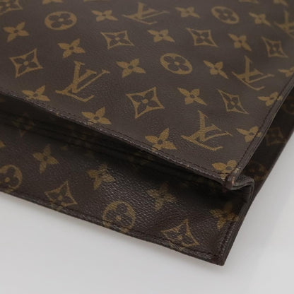 Louis Vuitton Sac Plat Bag Monogram Canvas, BROWN, CANVAS, Tote bag