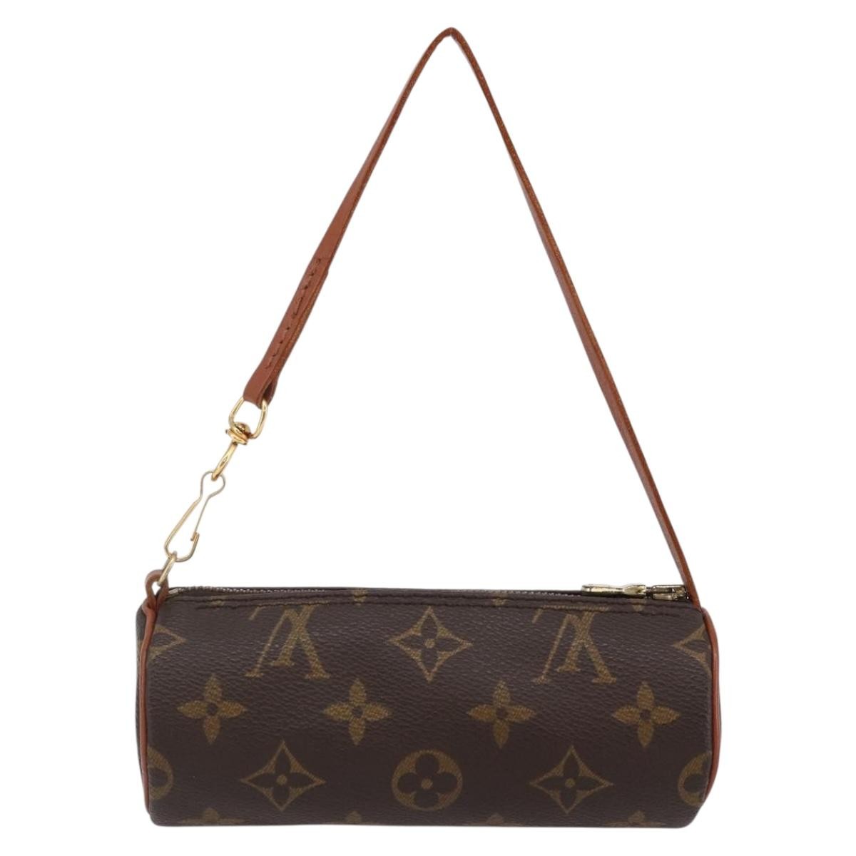 Louis Vuitton Papillon Pochette Monogram Canvas, BROWN, CANVAS, Handbag