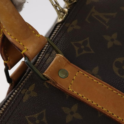 Louis Vuitton Keepall Bag Monogram Canvas, BROWN, CANVAS, Travel bag