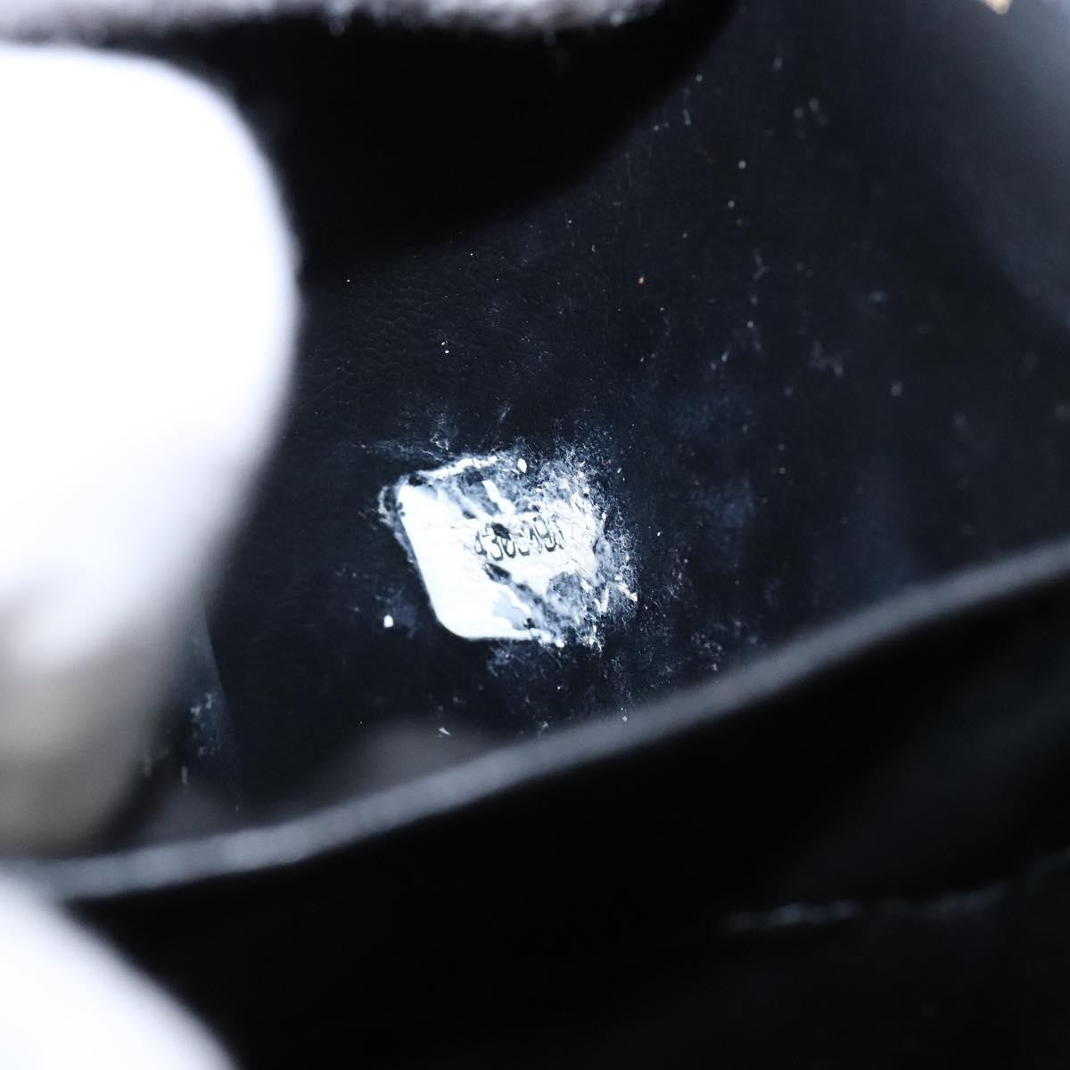 Chanel Vintage Timeless Cosmetic Case Caviar, BLACK, LEATHER, Toiletry Case