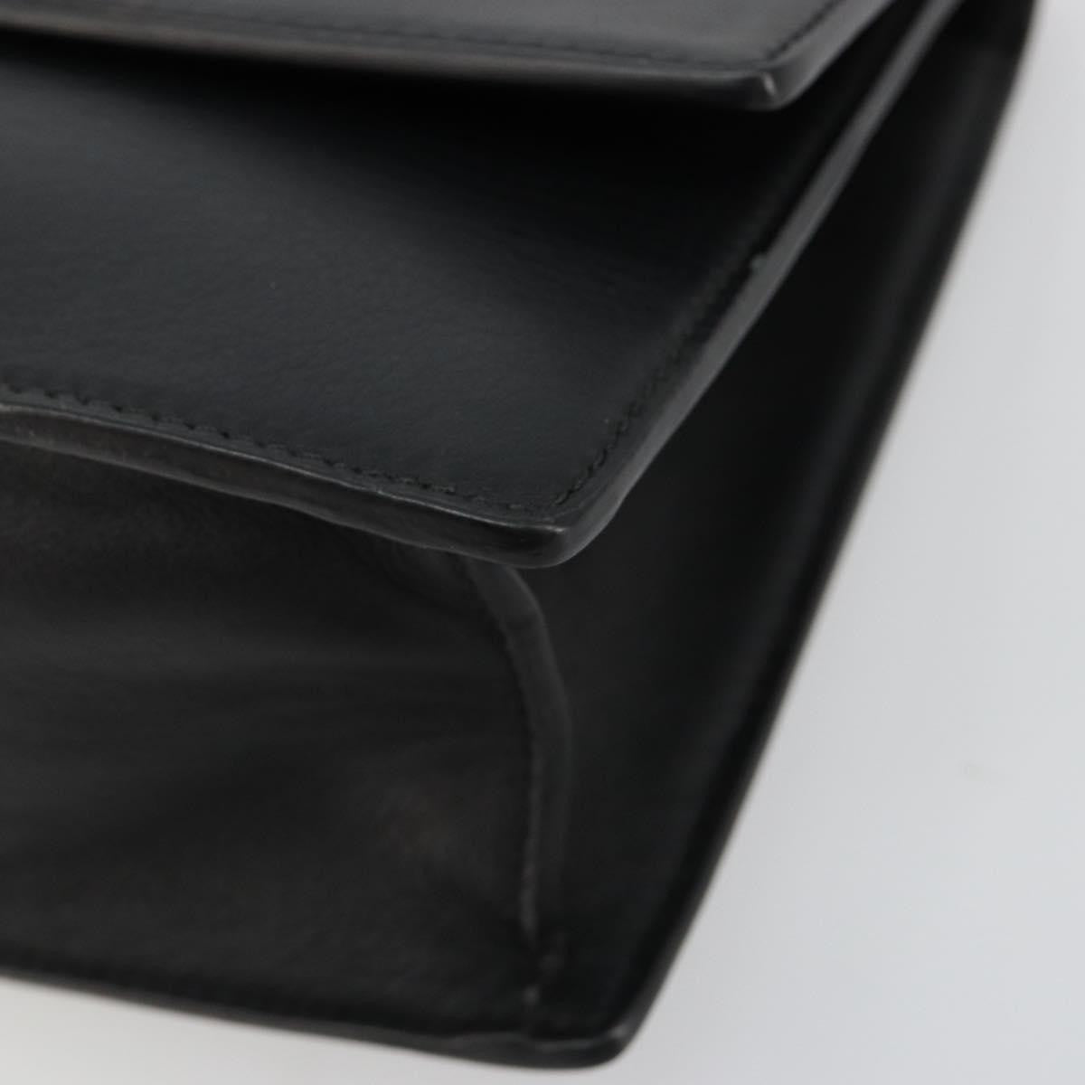 Versace Medusa Flap Chain Bag Leather, Black, Leather, Shoulder Bag