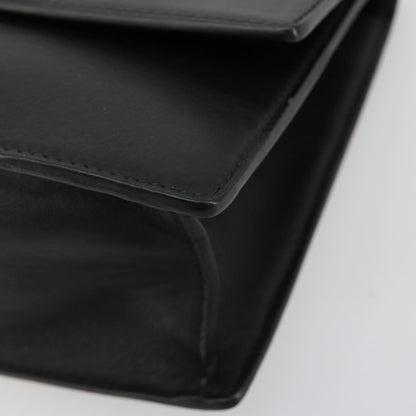 Versace Medusa Flap Chain Bag Leather, Black, Leather, Shoulder Bag