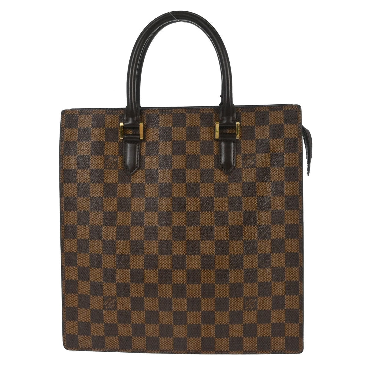 Louis Vuitton Venice Sac Plat Bag Damier, BROWN, CANVAS, Tote bag