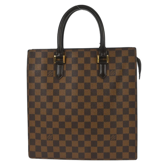 Louis Vuitton Venice Sac Plat Bag Damier, BROWN, CANVAS, Tote bag