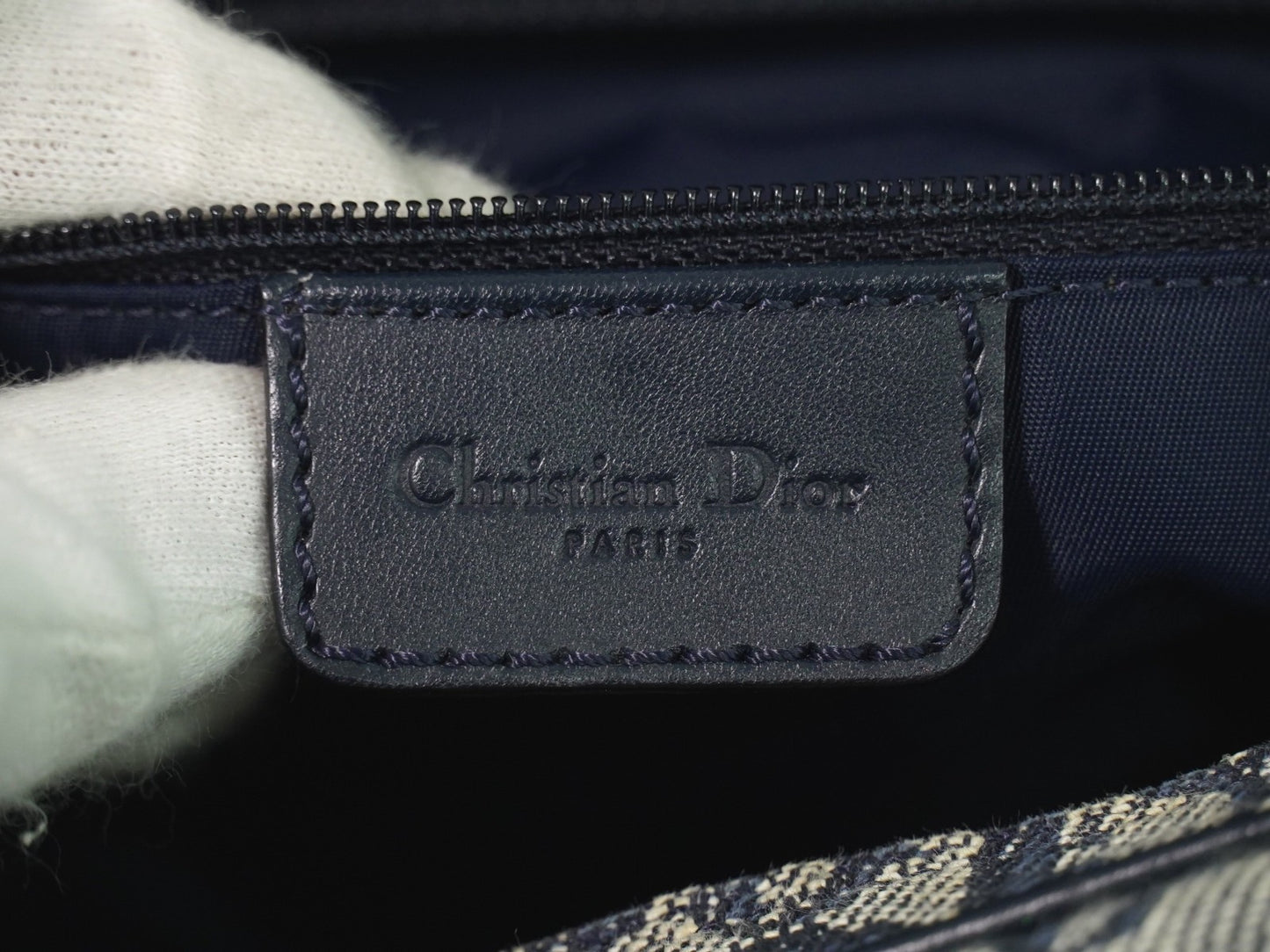 Christian Dior Trotter shoulder bag Canvas, GRAY, CANVAS, Shoulder bag