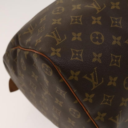 Louis Vuitton Keepall Bag Monogram Canvas, BROWN, CANVAS, Travel bag