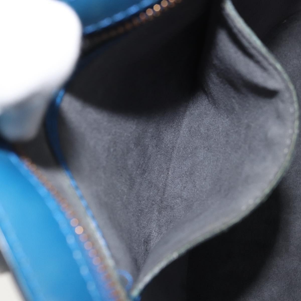Louis Vuitton Saint Jacques Handbag Epi Leather, Blue, Leather, Handbag