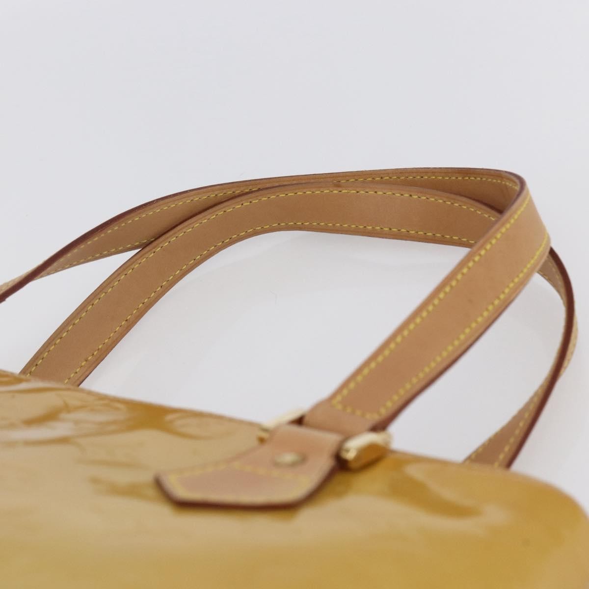 Louis Vuitton Houston Handbag Monogram Vernis, BEIGE, PATENT_LEATHER, Handbag