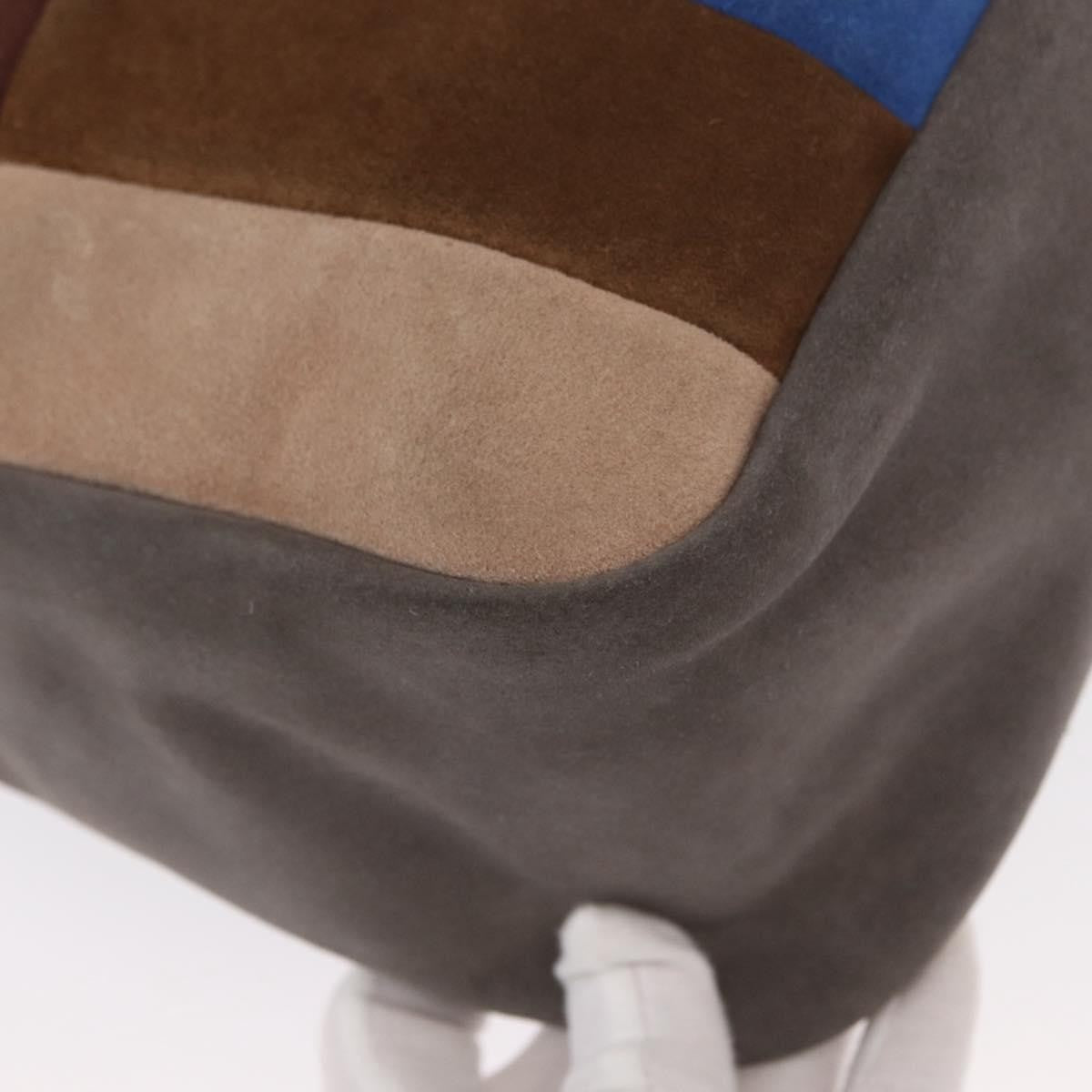 Celine Triomphe Chain Shoulder Bag Leather, MULTICOLOUR, SUEDE, Crossbody bag