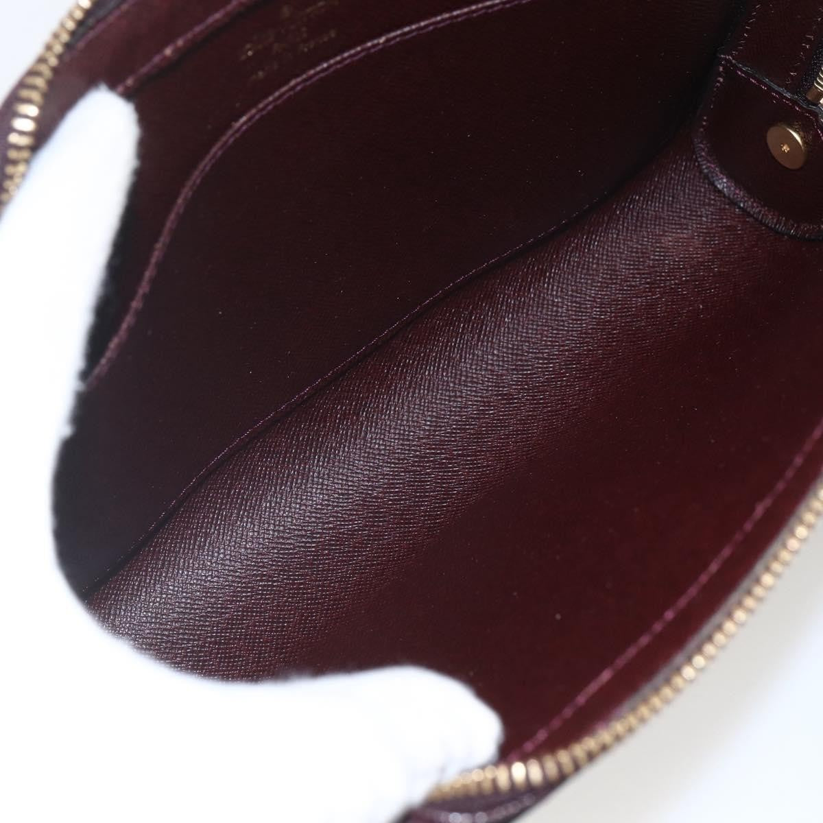 Louis Vuitton Pochette Baikal Clutch Taiga Leather, BROWN, LEATHER, Clutche & pouche