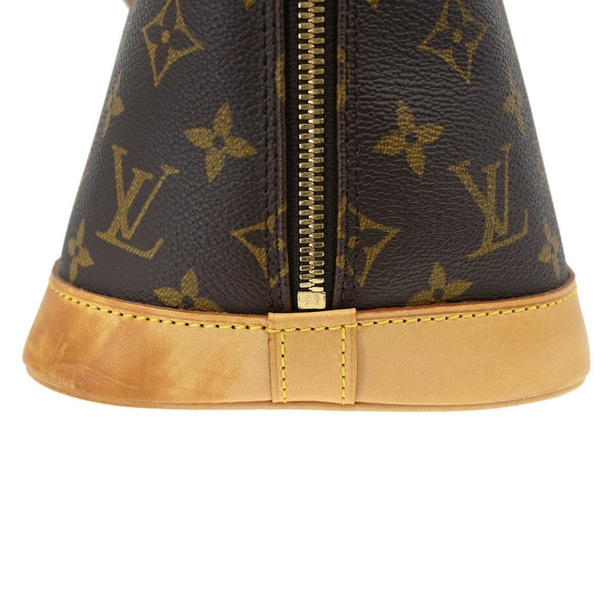 Louis Vuitton Alma Handbag Monogram Canvas, BROWN, CANVAS, Handbag