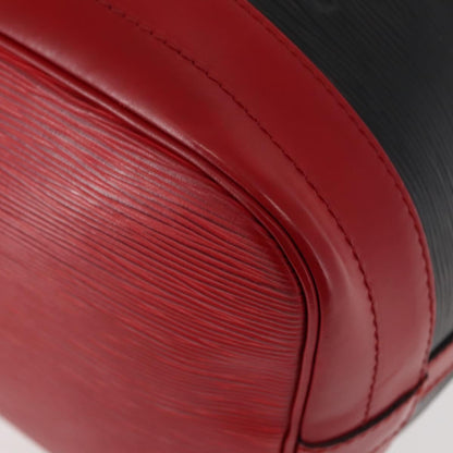 Louis Vuitton Bicolor Noe Handbag Epi Leather, BLACK, LEATHER, Handbag