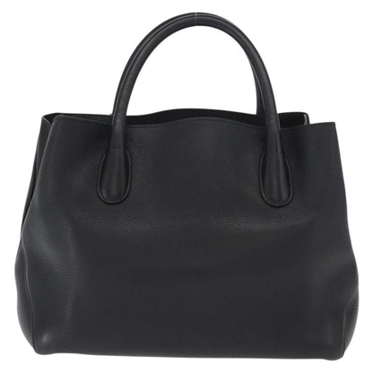 Christian Dior Open Bar Bag Leather, BLACK, LEATHER, Handbag