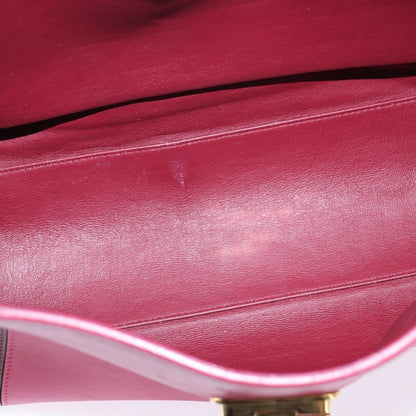 Salvatore Ferragamo Sofia Satchel Leather, PINK, LEATHER, Handbag