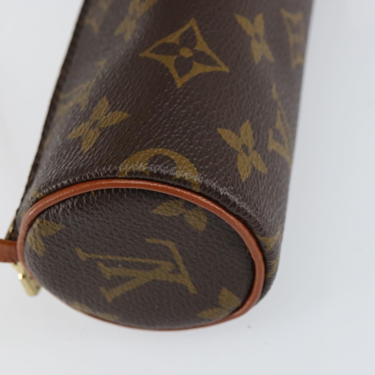 Louis Vuitton Papillon Pochette Monogram Canvas, BROWN, CANVAS, Clutche & pouche