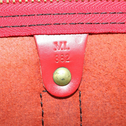 Louis Vuitton Keepall Bag Epi Leather, Red, Leather, Travel Bag