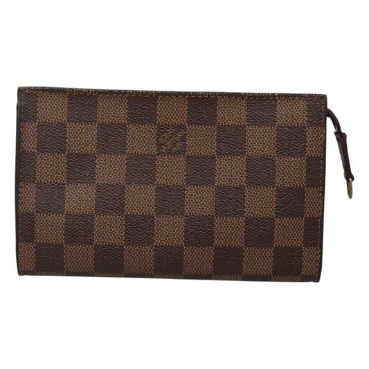 Louis Vuitton Marais Bucket Zip Pouch Damier, BROWN, CANVAS, Clutche & pouche