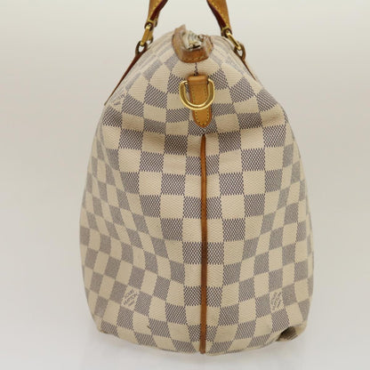 Louis Vuitton Riviera Handbag Damier, WHITE, CANVAS, Handbag