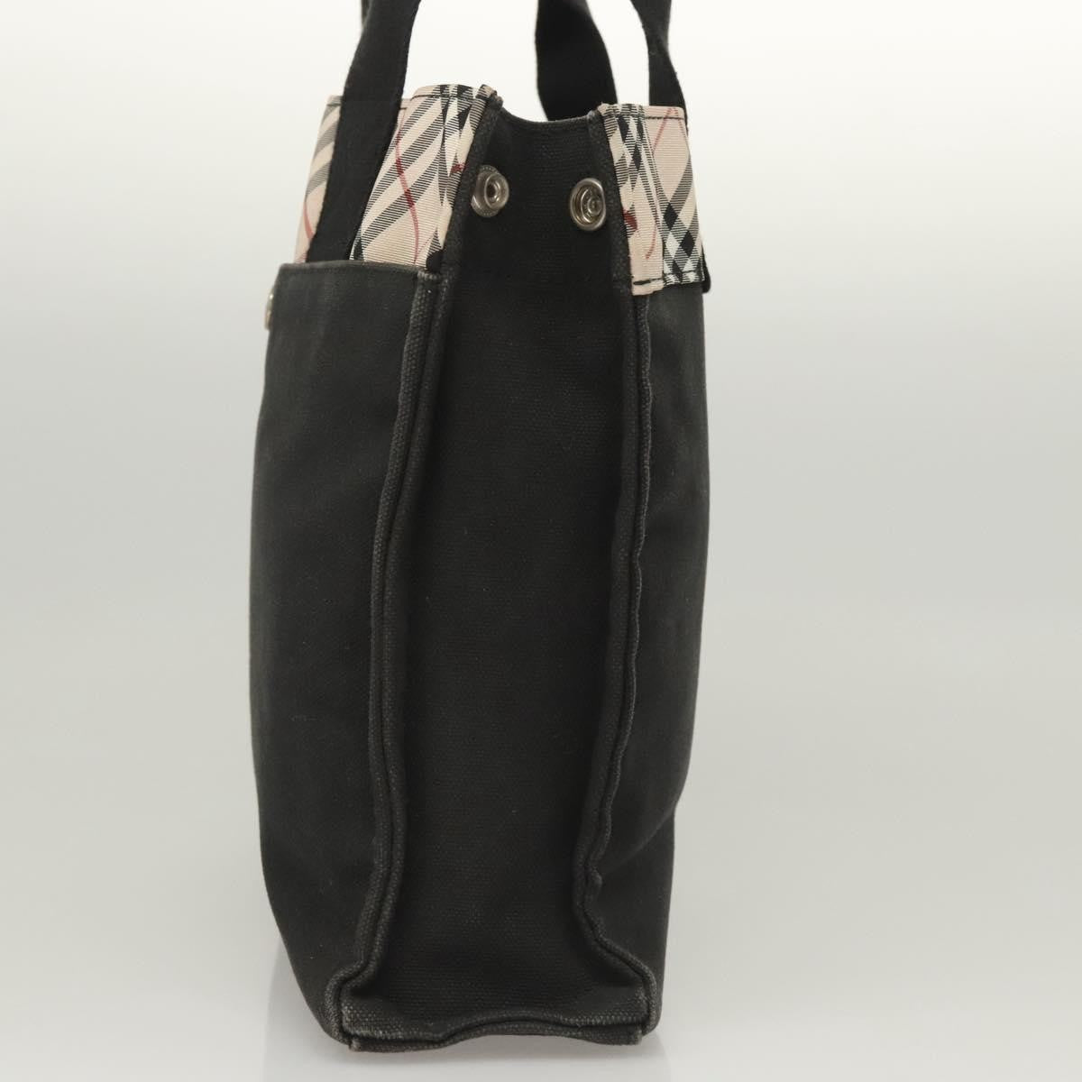 Burberry Nova Check Tote canvas check pattern, BLACK, CANVAS, Tote bag