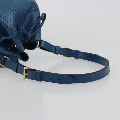 Louis Vuitton Petit Noe Handbag Epi Leather, Blue, Leather, Shoulder Bag