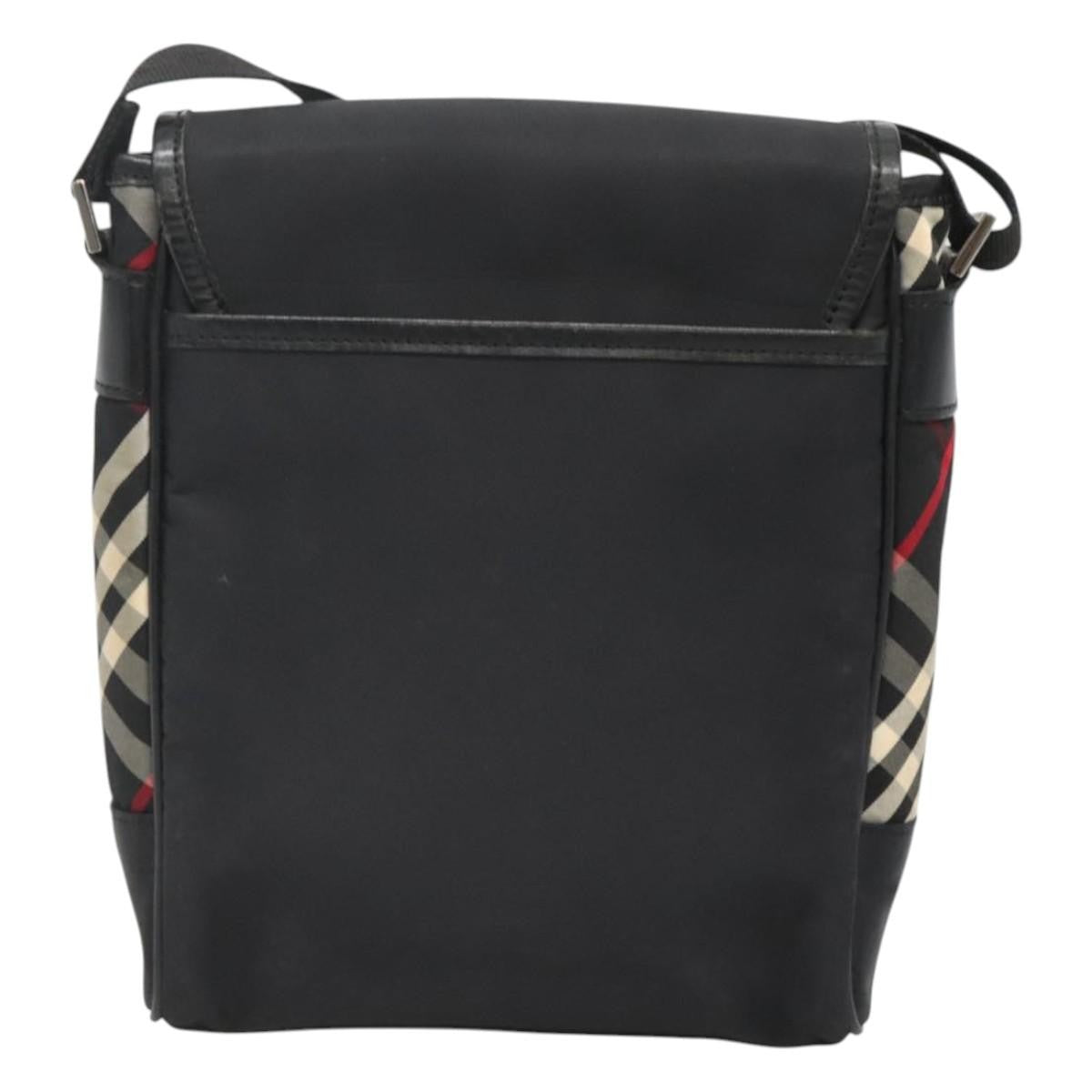Burberry Vintage Crossbody Bag Nylon, BLACK, NYLON, Shoulder bag