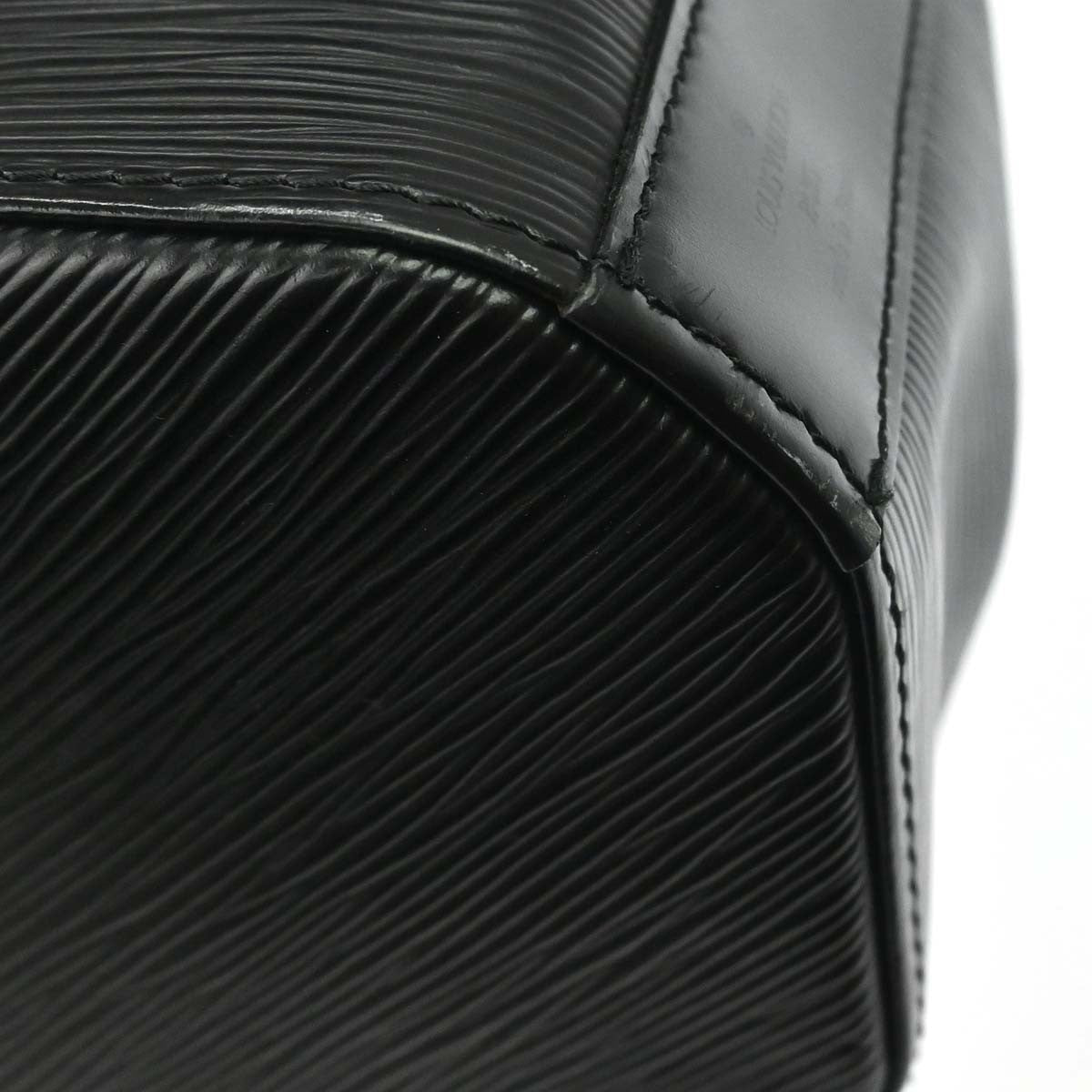 Louis Vuitton Sac a Dos Drawstring Backpack Epi Leather, Black, Leather, Backpack