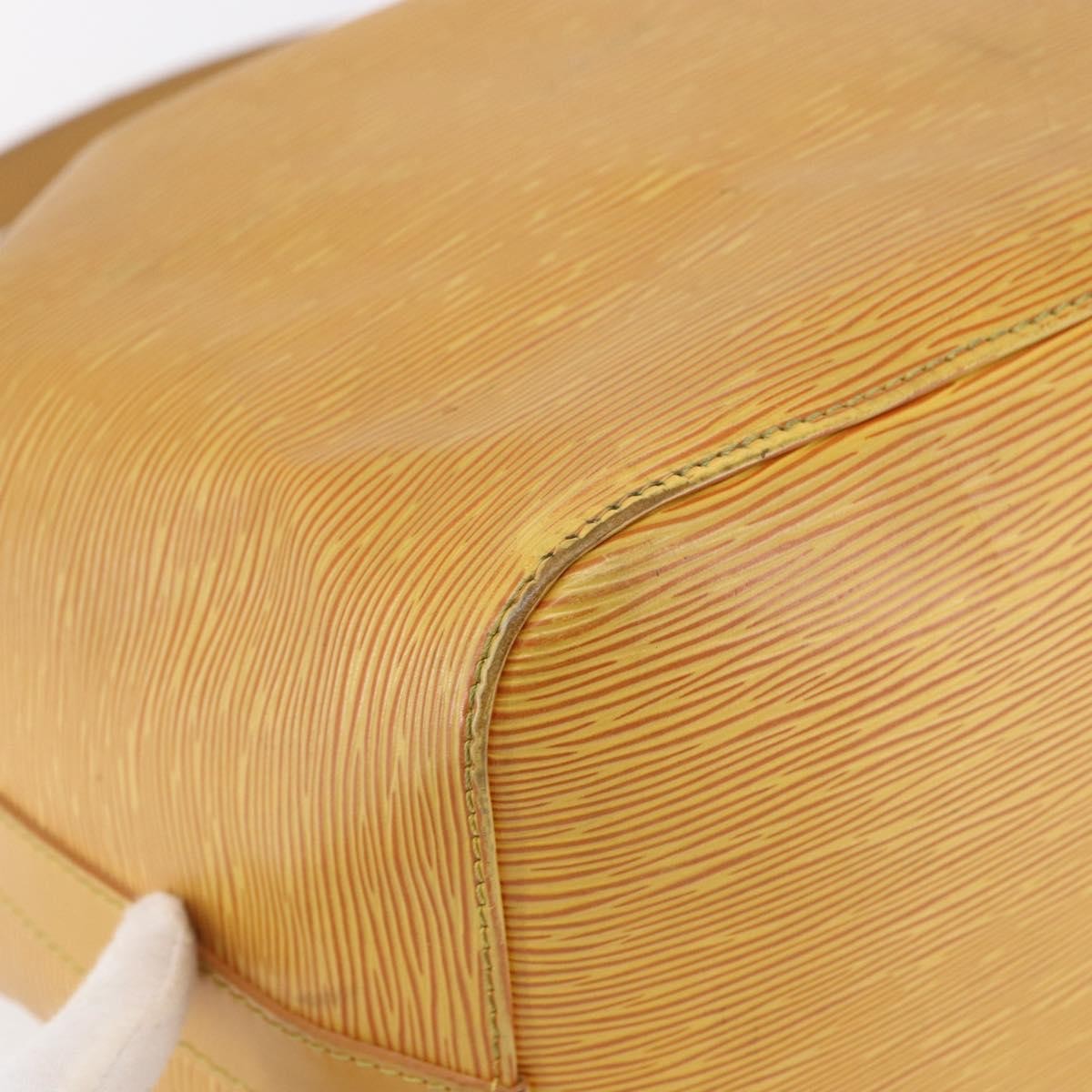 Louis Vuitton Petit Noe Handbag Epi Leather, YELLOW, LEATHER, Shoulder bag