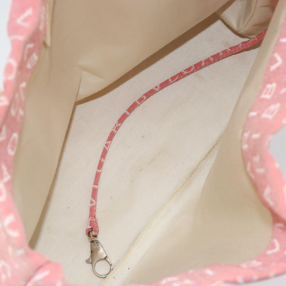 Bvlgari Logomania Handbag Canvas, PINK, CANVAS, Handbag