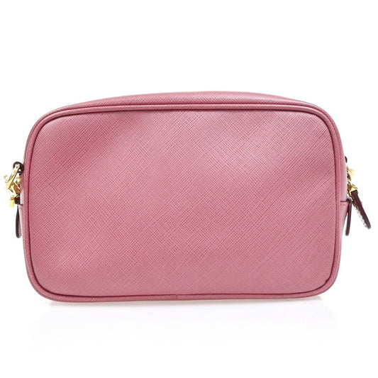 Salvatore Ferragamo Gancini Shoulder Bag Leather, Pink, Leather, Shoulder Bag