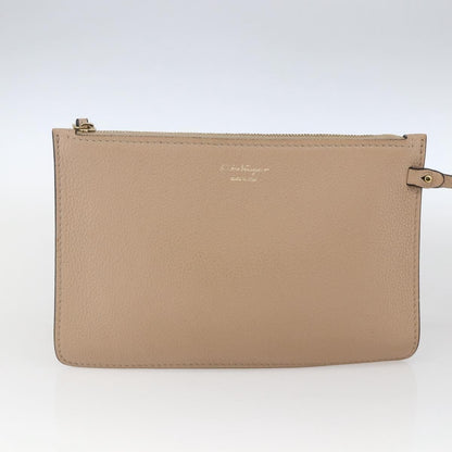 Salvatore Ferragamo Vala tote Leather, BEIGE, LEATHER, Tote bag